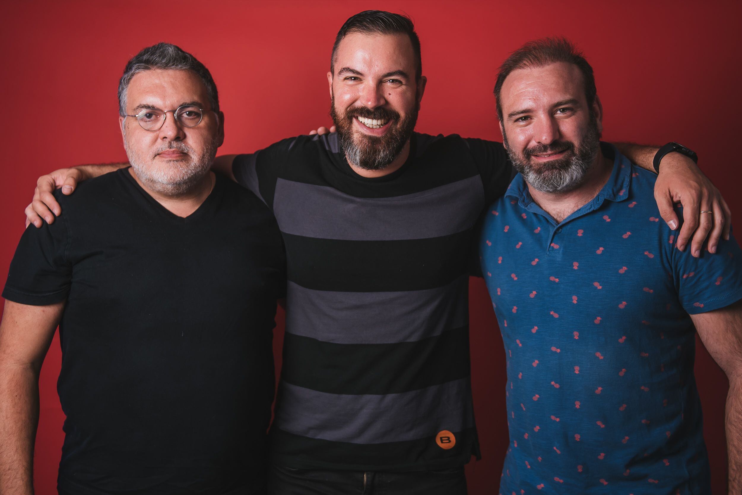 Sergio Roggerone, Martín Orozco y Guille Dúo.