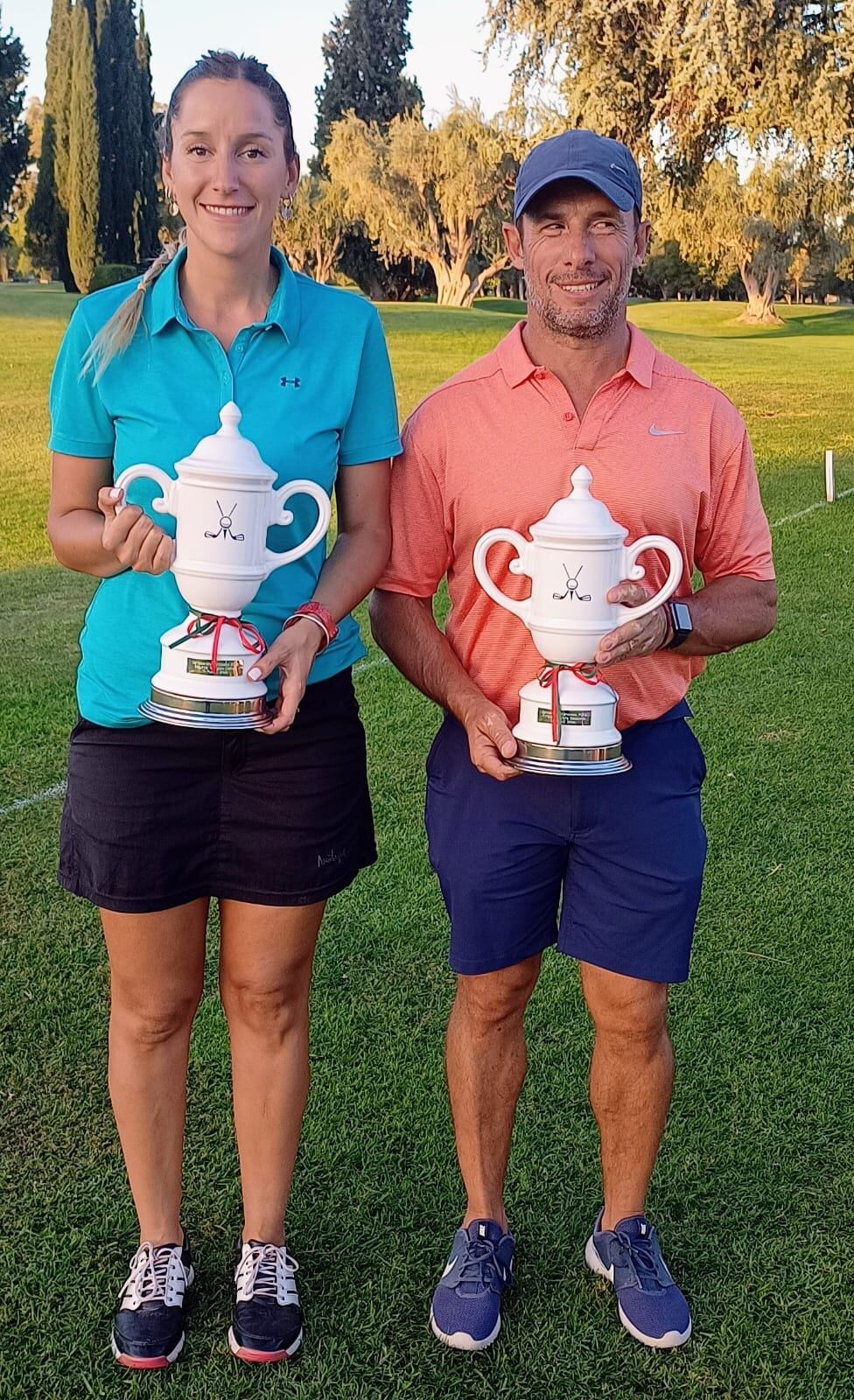 Rosario Dalera y Federico Benenati, campeones mendocinos 2023. / Lito Romero 