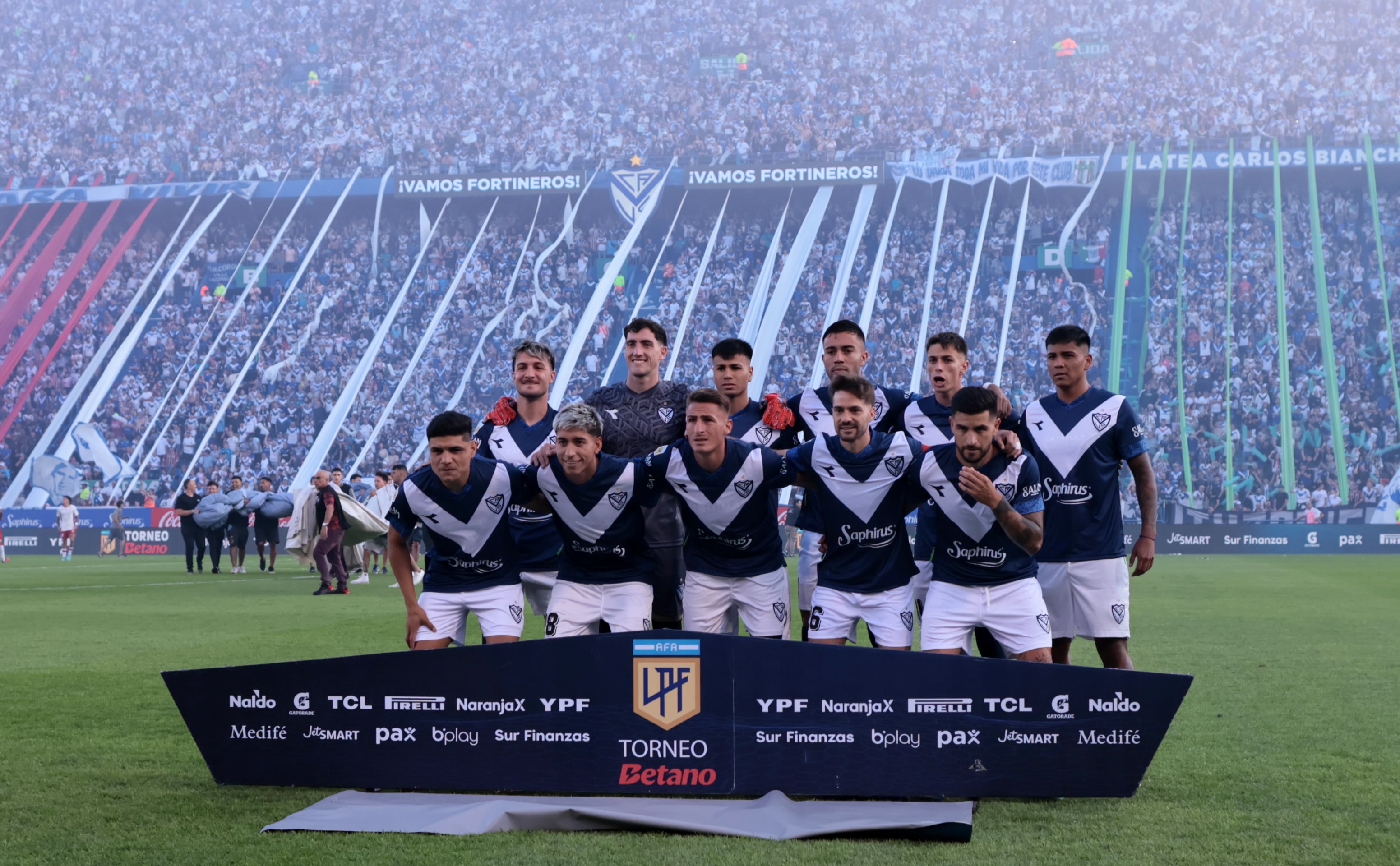 Vélez campeón. El equipo de Liniers se quedó con la Liga Profesional 2024. (Fotobaires)