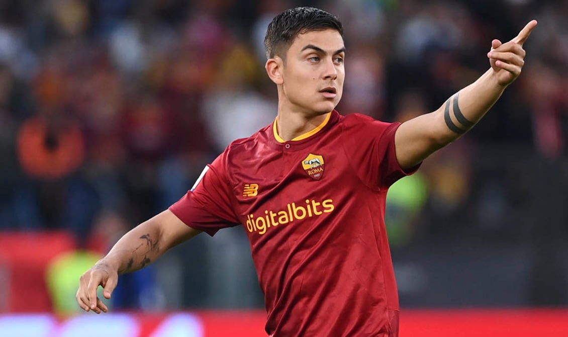 Dybala volvió bien tras su lesión y pide pista de cara al Mundial (Foto: Prensa Roma).