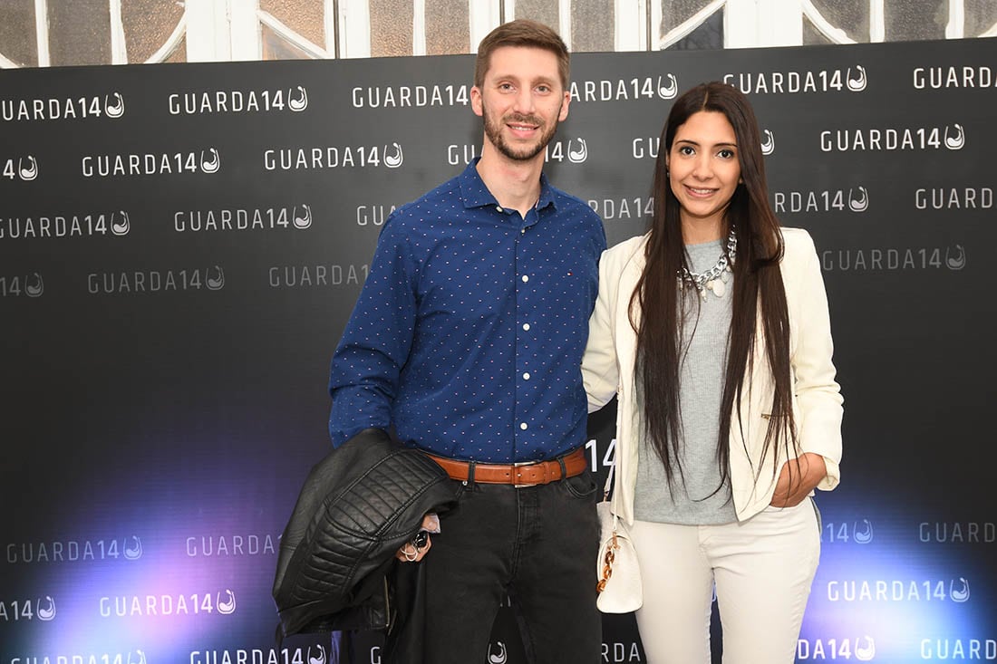 Gisela Rosales junto a Ignacio Baigorria. 