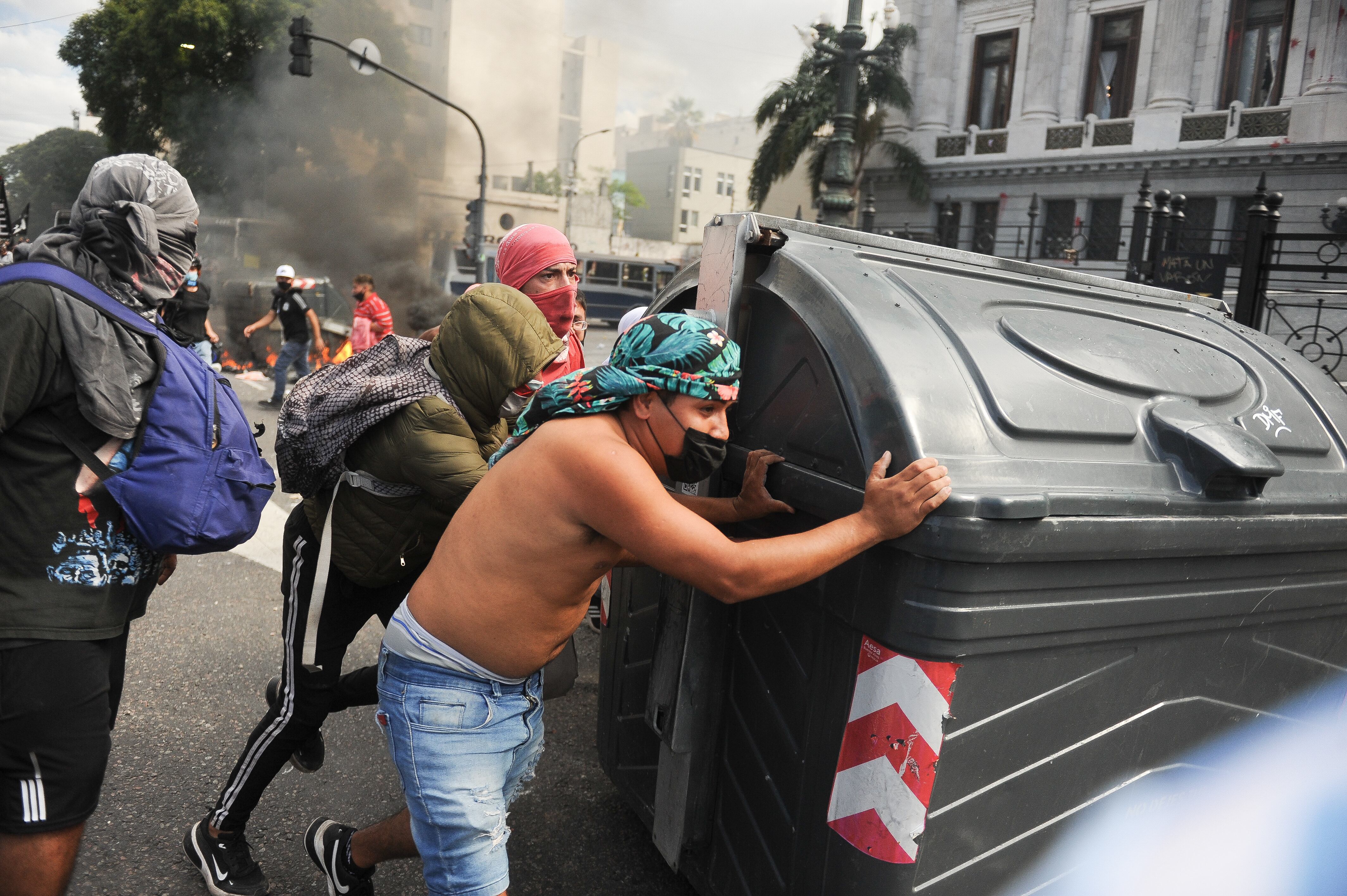 Incidentes en el Congreso durante la sesión en Diputados. Foto Federico Lopez Claro