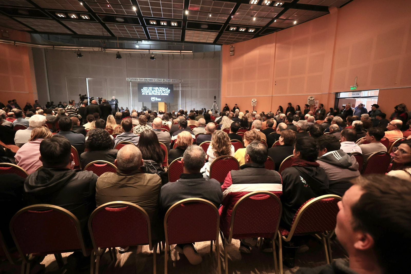 La audiencia pública por lucha antingranizo se realizó en el Centro de Congresos y Exposiciones de San Rafael.