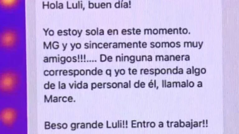 Marcelo Gallardo y su ex, Geraldine La Rosa juntos.