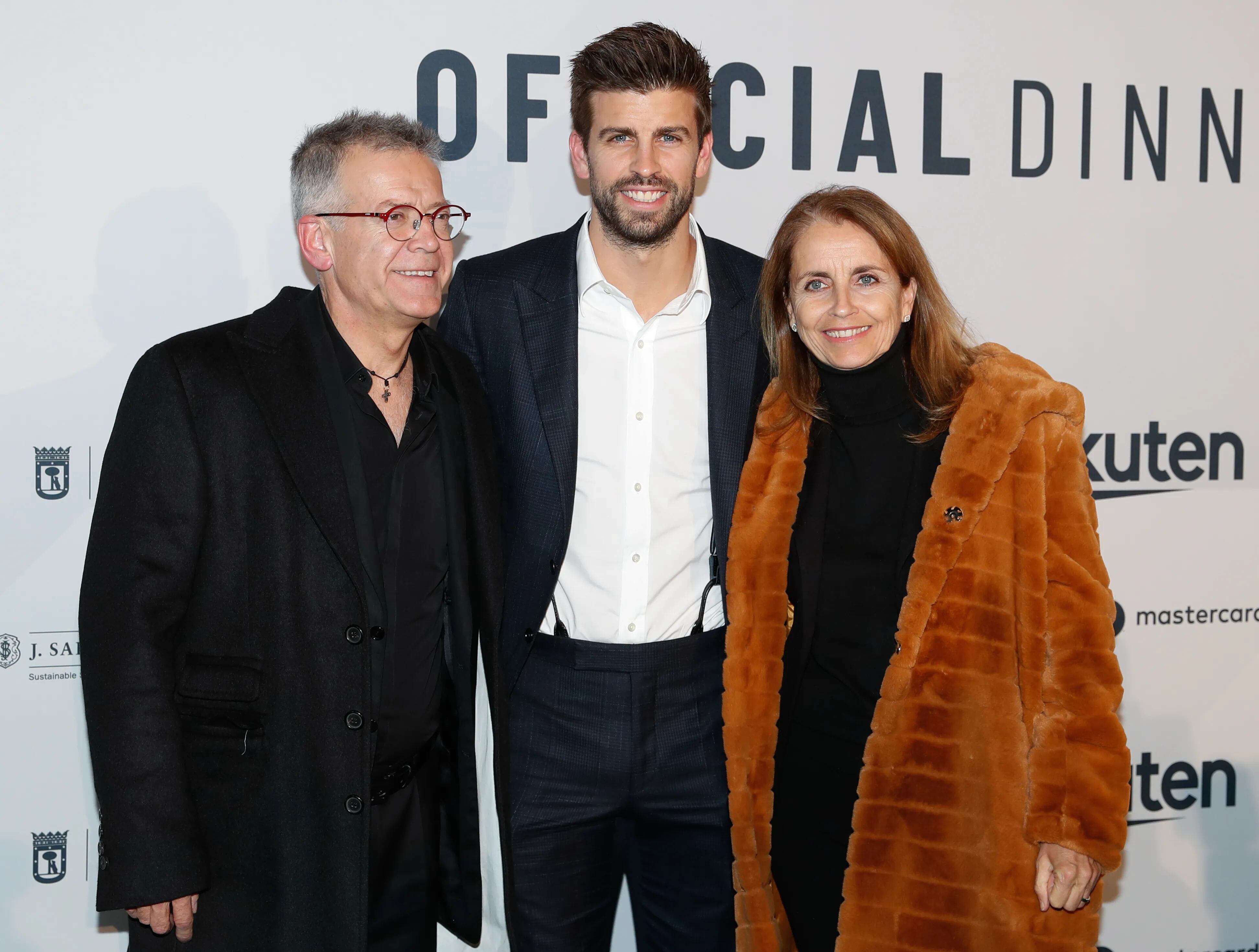 Piqué, y sus padres