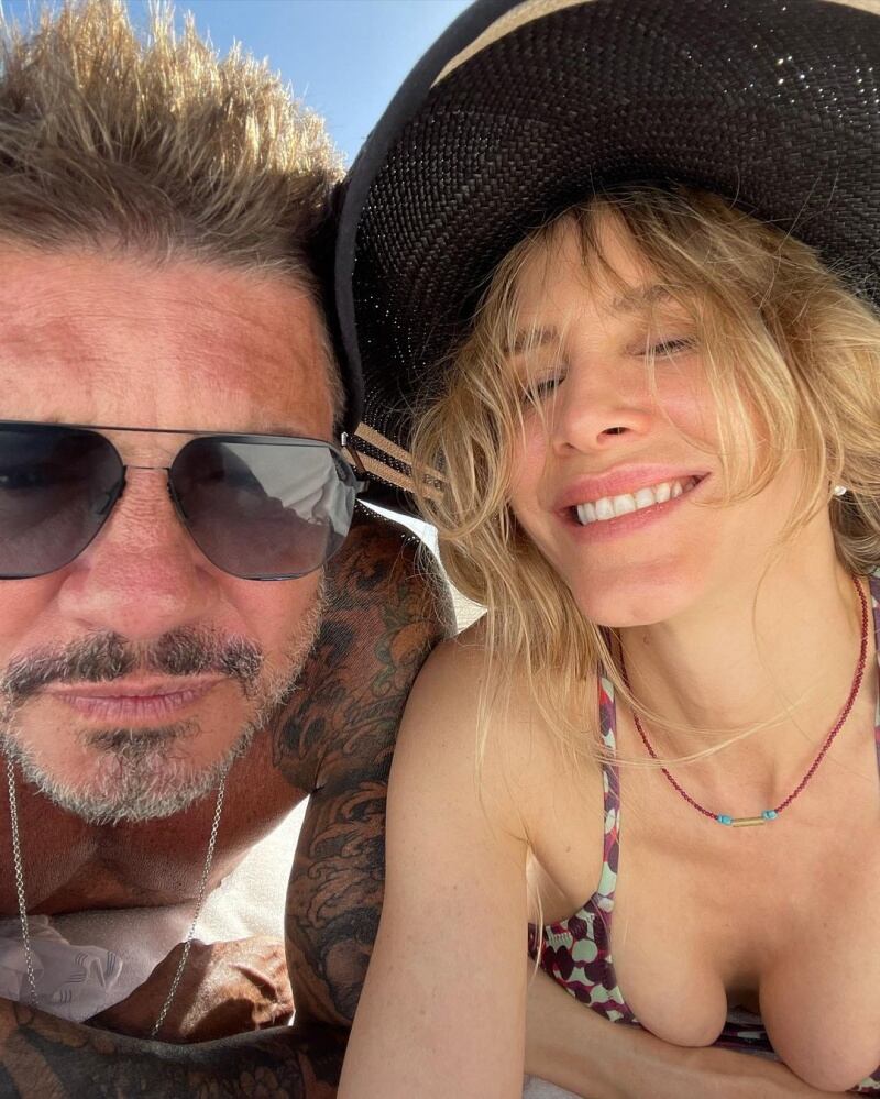 Marcelo Tinelli y Guillermina Valdés