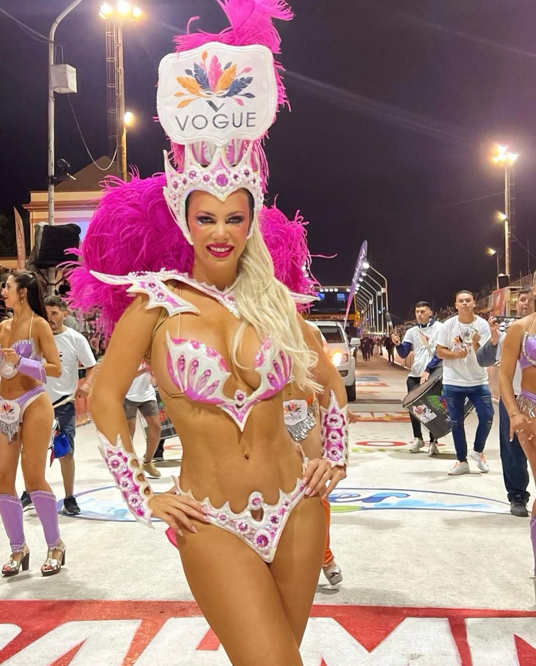 Alejandra Maglietti regresó al carnaval de Gualeguaychú.