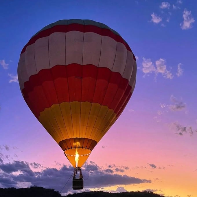 El imperdible vuelo en globo.