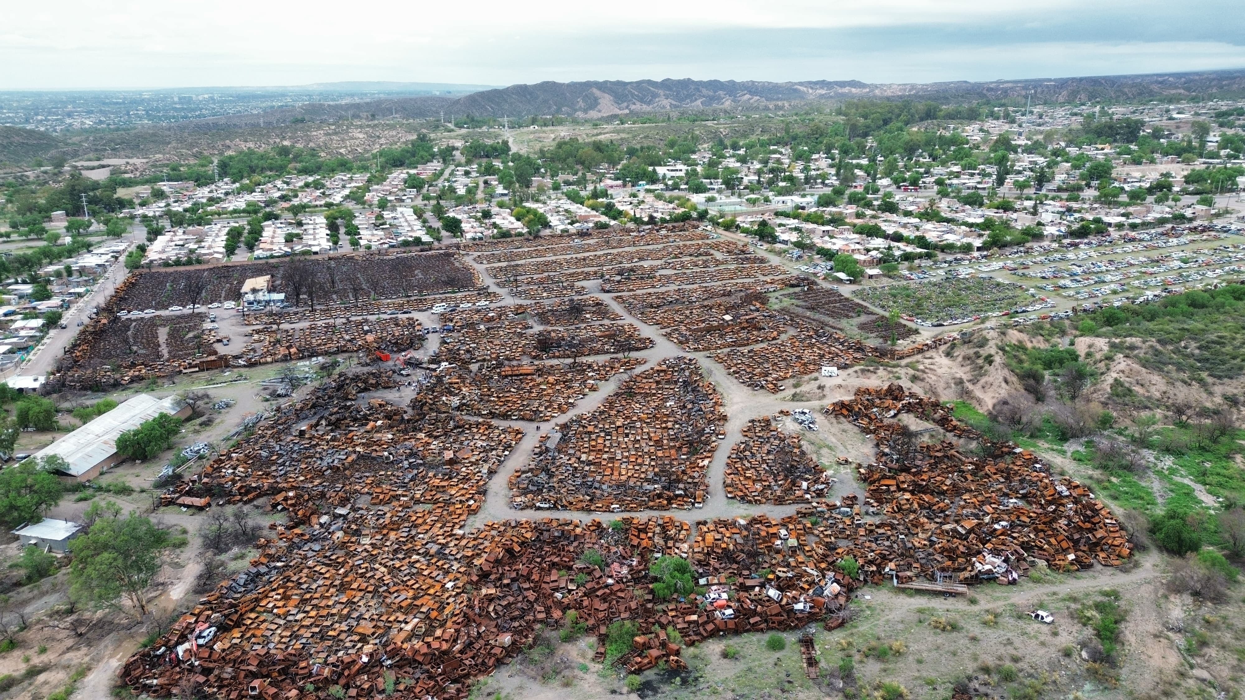 Vista aérea de lo que era la Playa San Agustín hace un año. Foto: Archivo