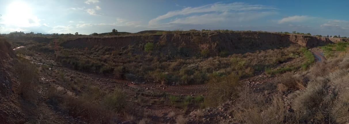 "La Garganta del Diablo". Vista panorámica del lugar hasta donde la corriente arrastró a Kevin.