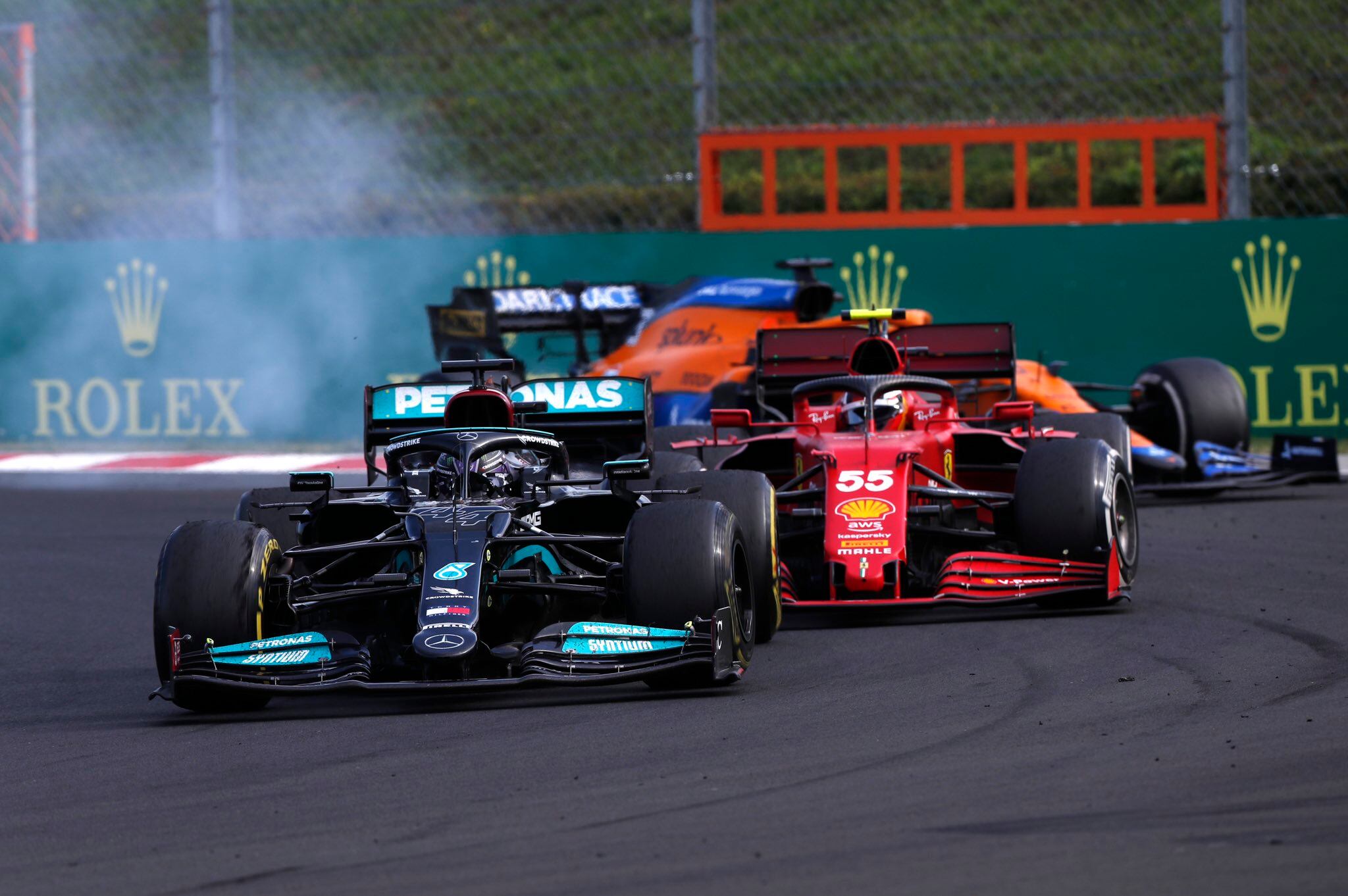 Hamilton terminó cansado el GP de Hungría