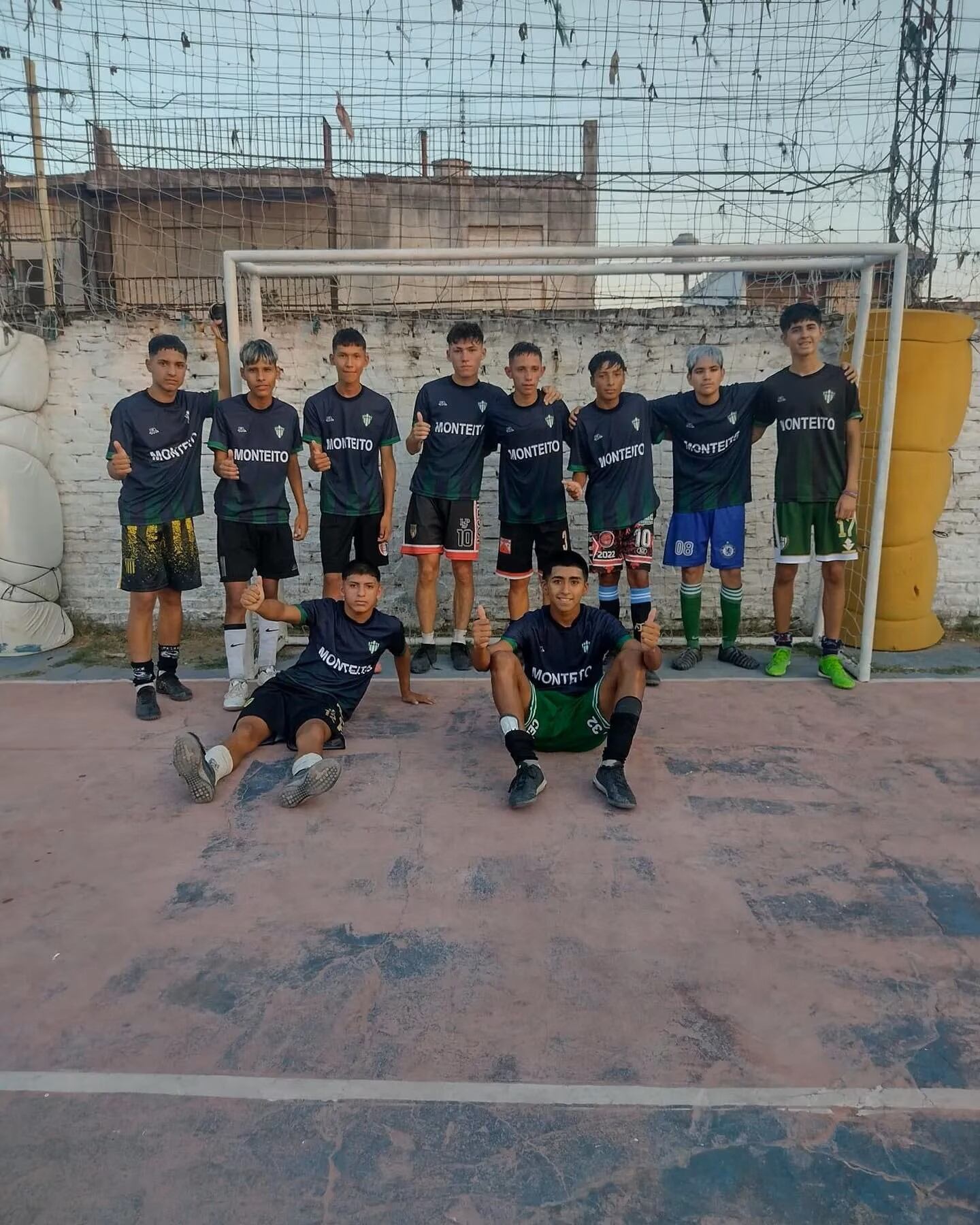 Thiago jugaba al fútbol en un club de San Justo. Foto: Gentileza TN.