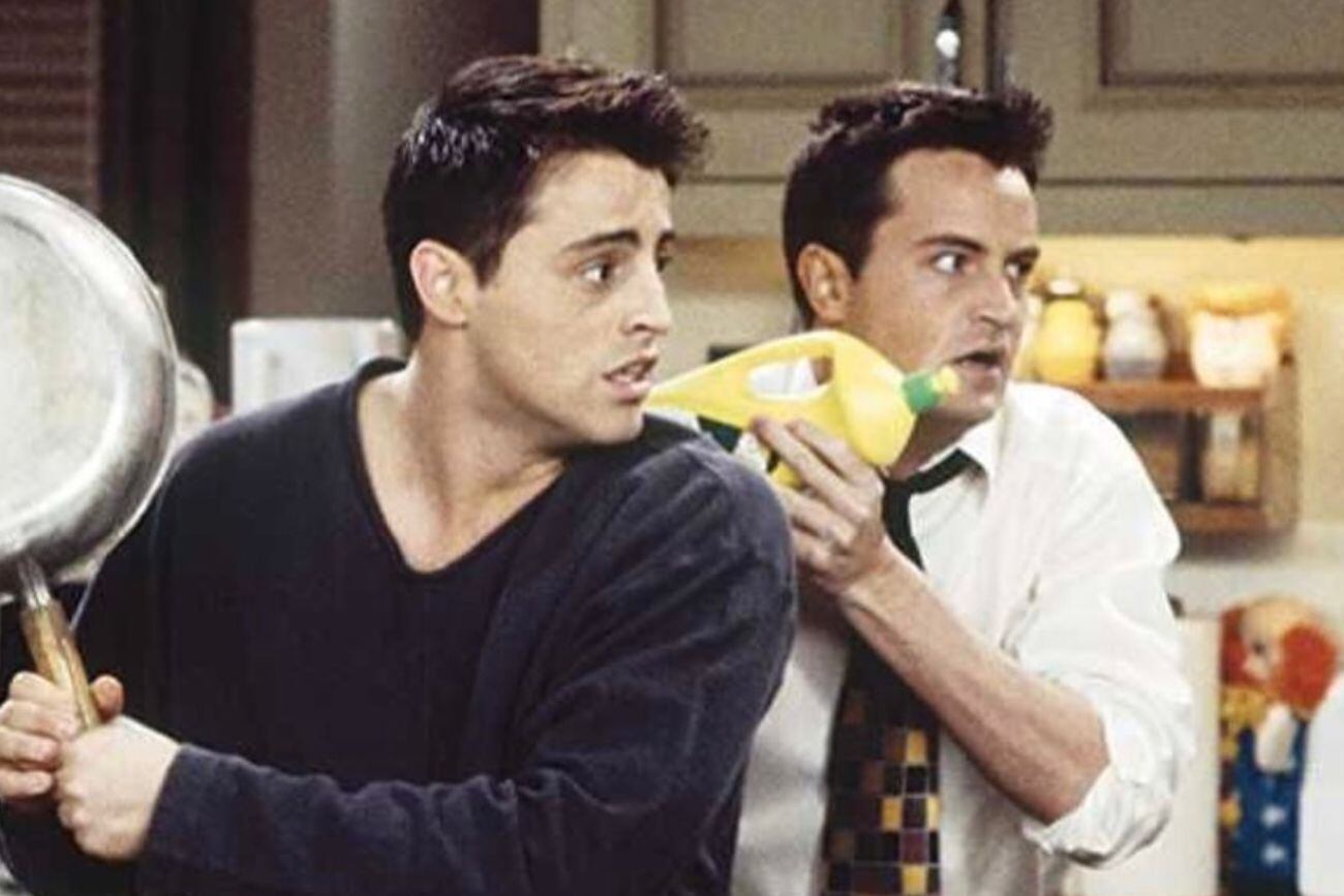 Matt LeBlanc y Matthew Perry, ambos de Leo