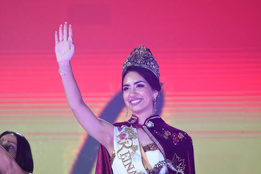 Natasha Sánchez la nueva Reina Nacional. Foto: Marcelo Rolland / Los Andes