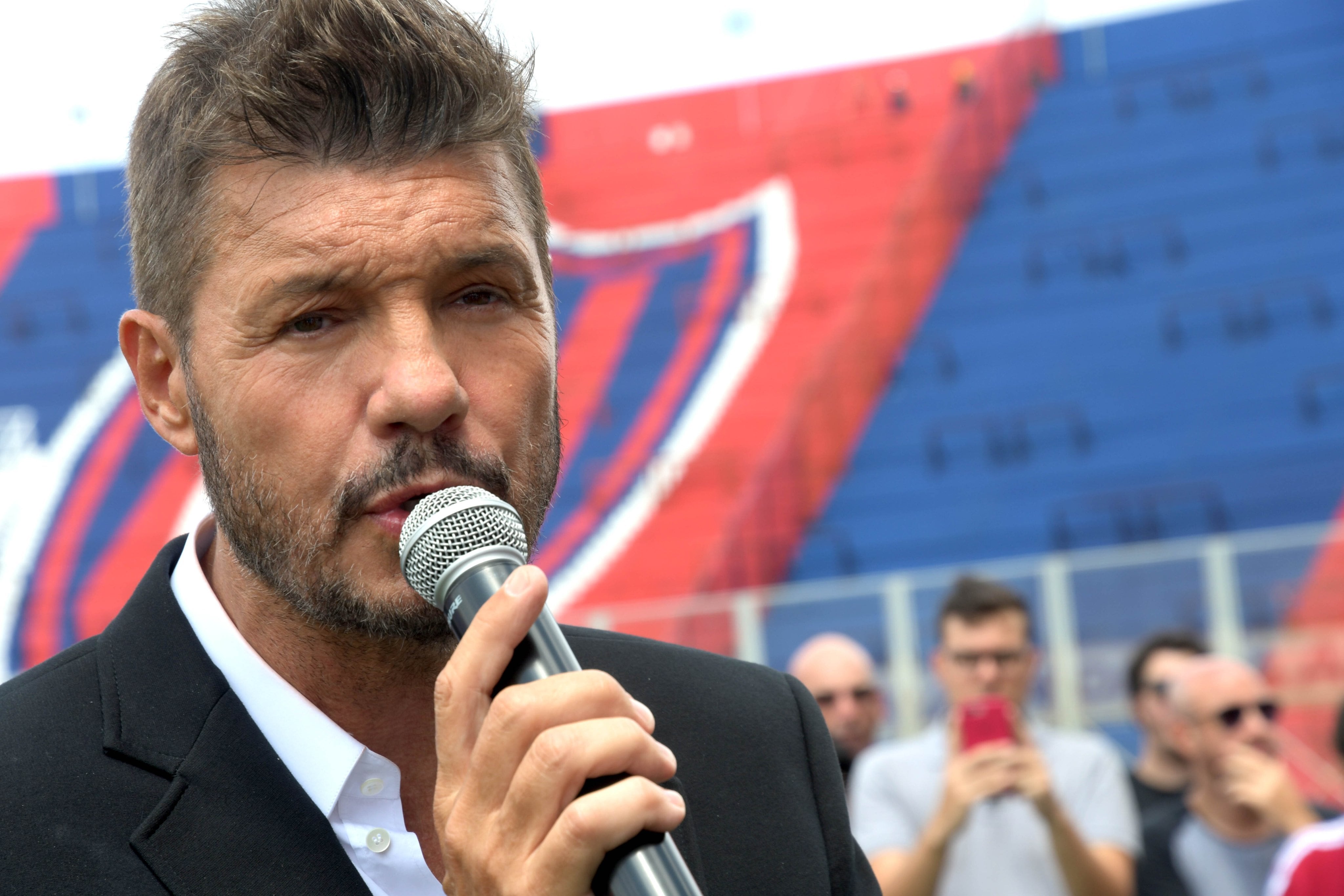 Marcelo Tinelli defendió su gestión al frente de San Lorenzo. 