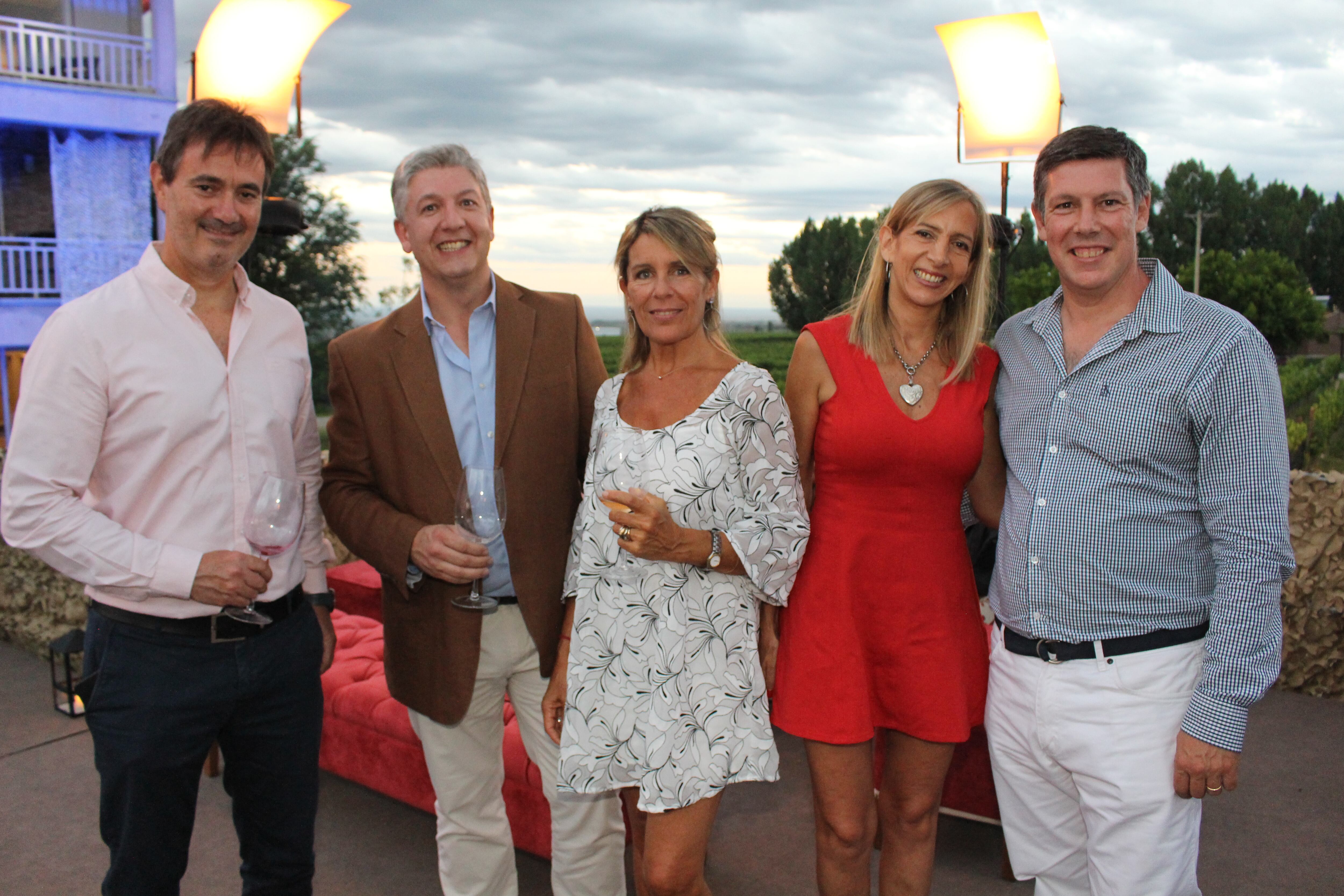 Carlos Moyano, Jaime Rodríguez, Cecilia Corradetti, Carolina Salas y Juan Martín.