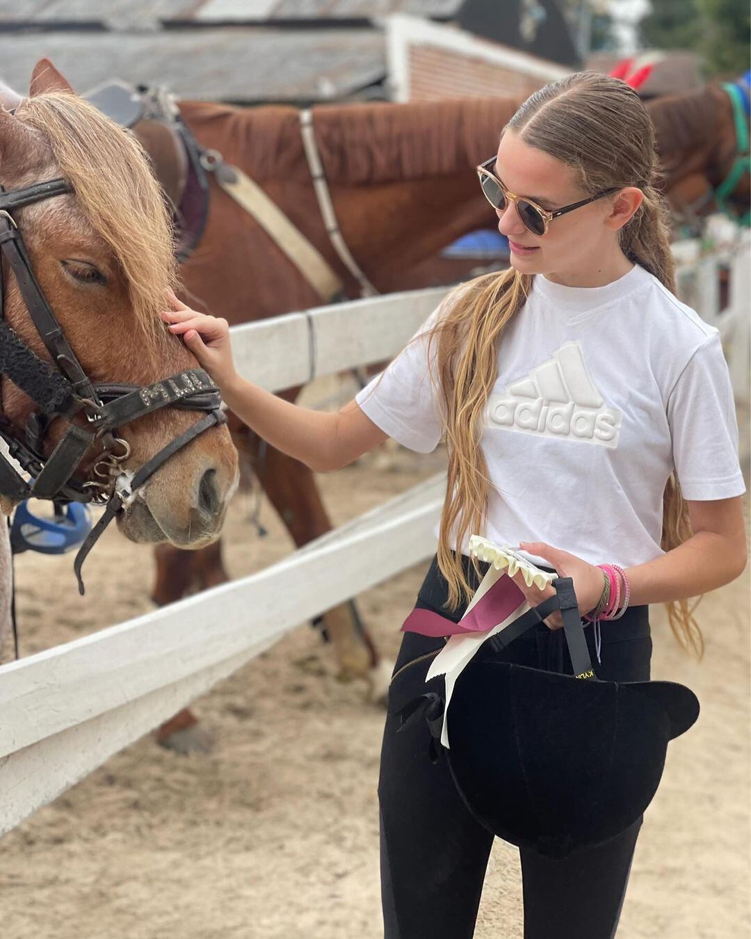 Isabella Goycochea, la hija de Flor de la V y de Pablo Goycochea. Gentileza Instagram.