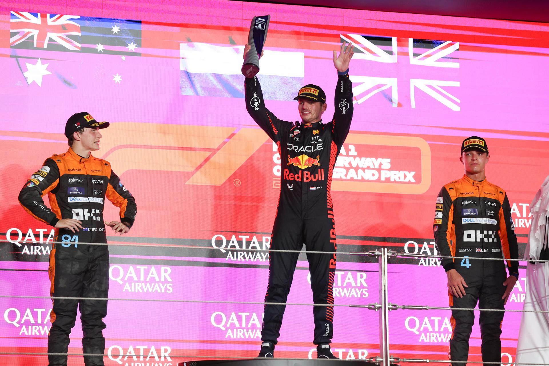 Lusail (Qatar), 08/10/2023.- Dutch Formula One driver Max Verstappen of Red Bull Racing in action during the Formula 1 Qatar Grand Prix in Lusail, Qatar, 08 October 2023. (Fórmula Uno, Catar) EFE/EPA/ALI HAIDER
