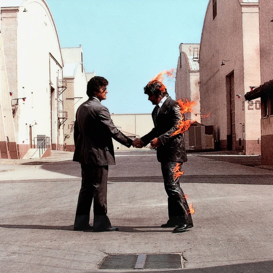 Portada del disco "Wish you were here"