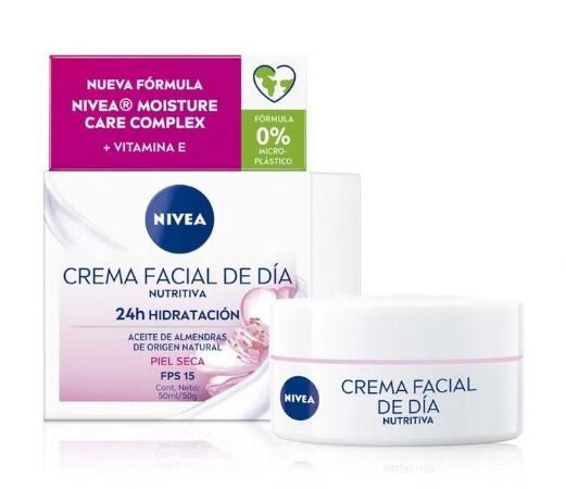 Crema Facial de Día Nutritiva Nivea.