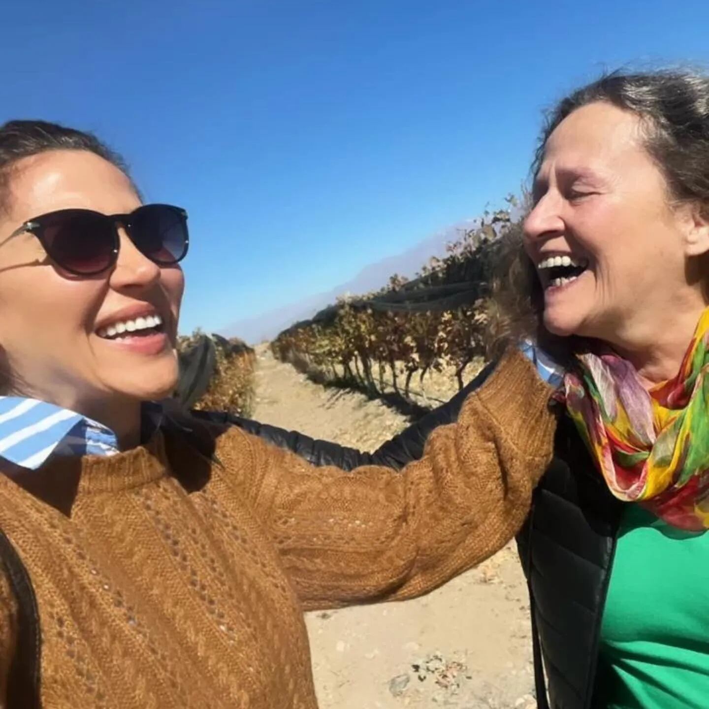 Jimena Barón disfruta de Mendoza junto a su mamá, Gabriela Barón.