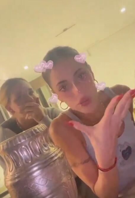 Tini Stoessel, el video en Instagram. Captura video.