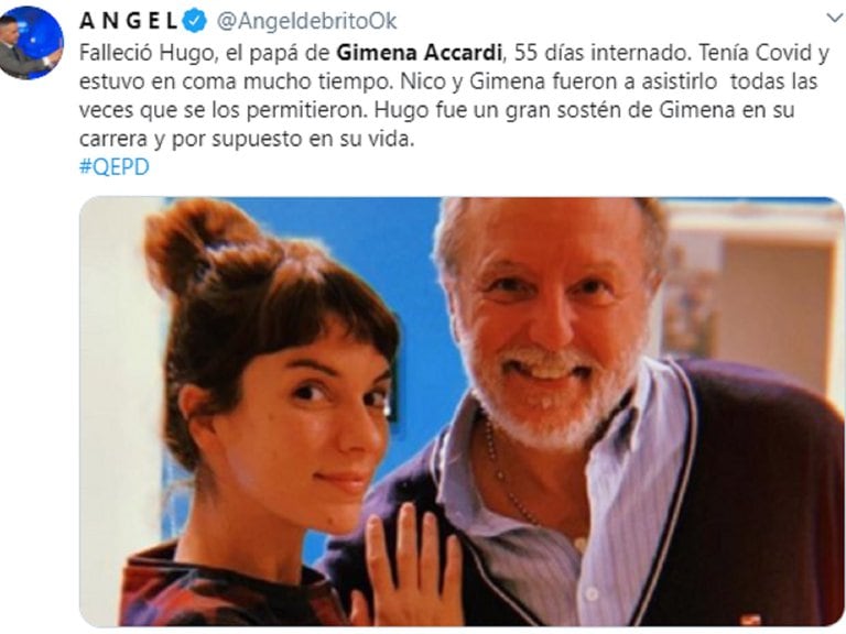 El periodista y conductor de Los Ángeles de la Mañana confirmó la triste noticia en sus redes