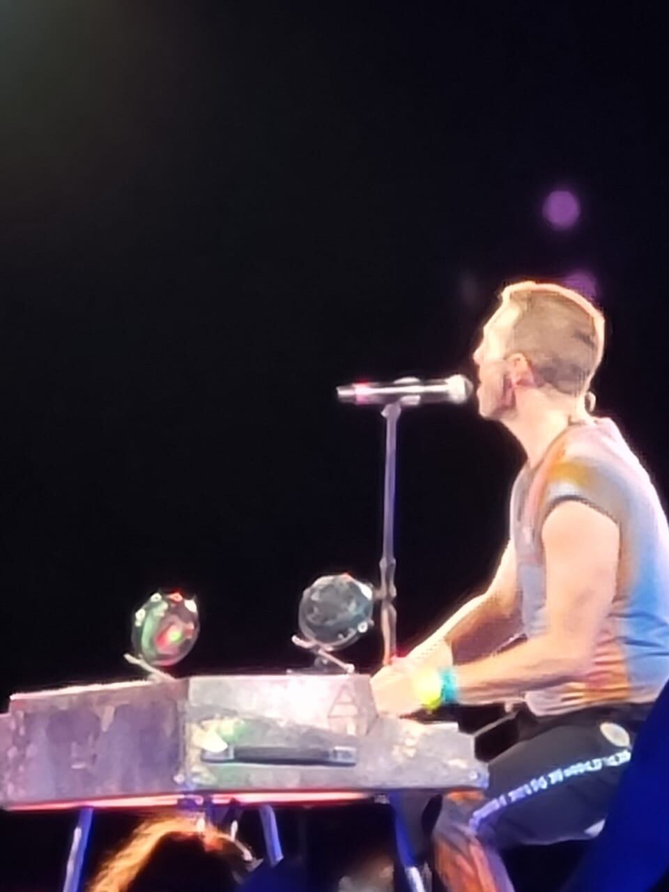 Es de Mendoza, se metió al show de Coldplay sin un peso y logró conocer a Chris Martin: cómo lo hizo. Foto: Gentileza Marcos Dell'Agnola