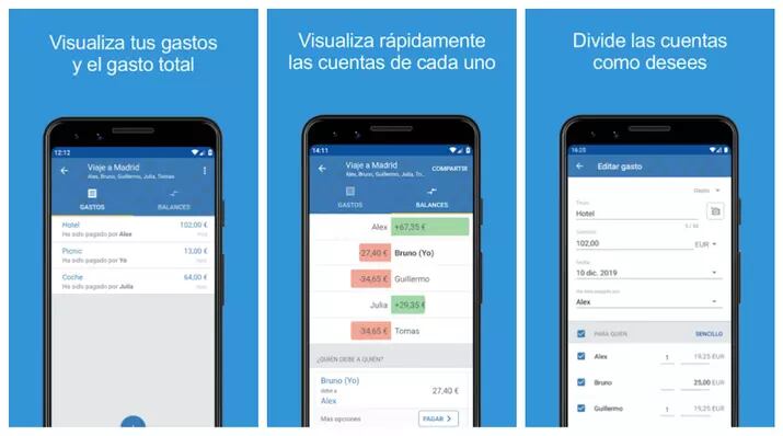 Aplicaciones para dividir gastos