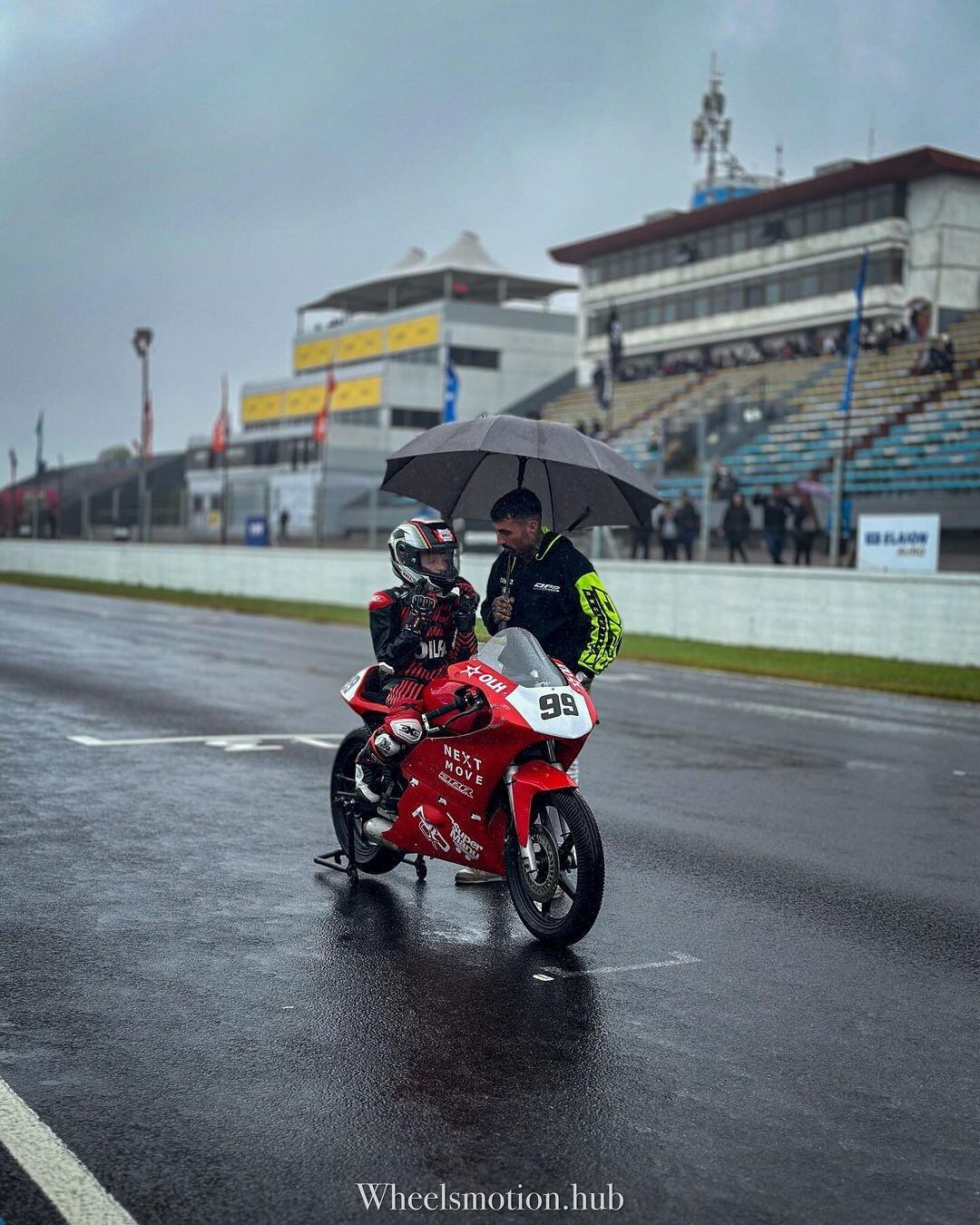 Lorenzo Somaschini en la pista brasileña. Foto: Instagram.