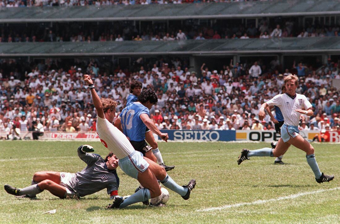 A 36 años del gol de Maradona ante Inglaterra en el Mundial México 1986.