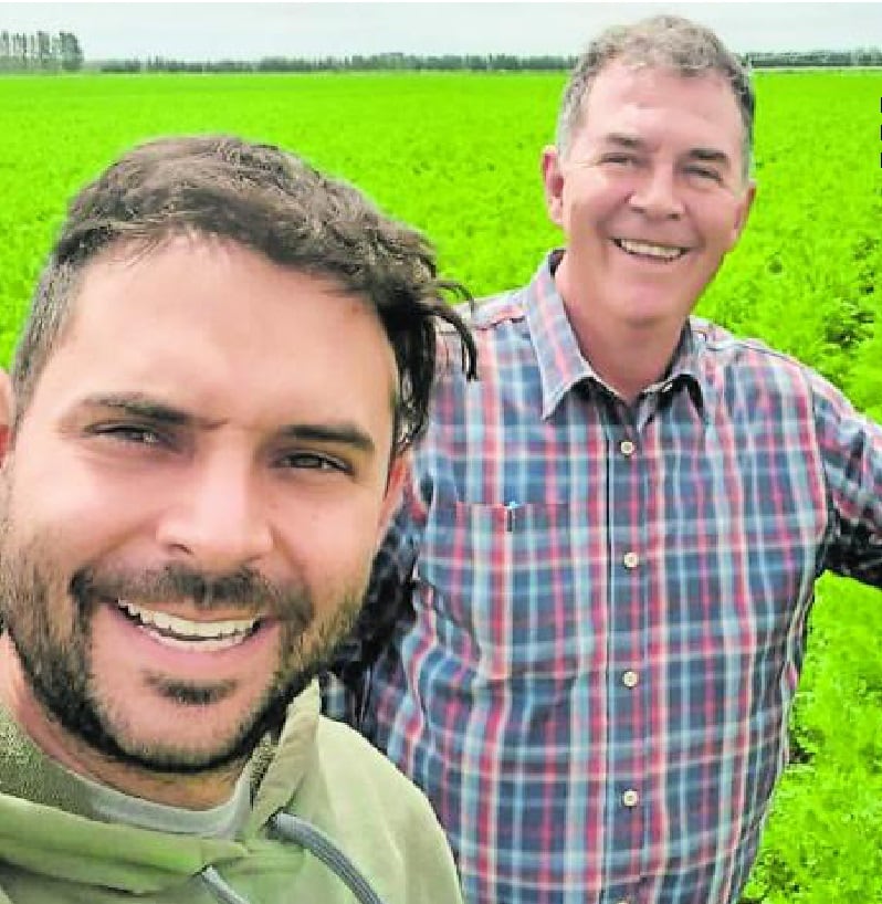 Al frente de la empresa MAF, Bruno y Miguel Ángel Fernández continúan ampliando los horizontes del proyecto agrícola familiar.