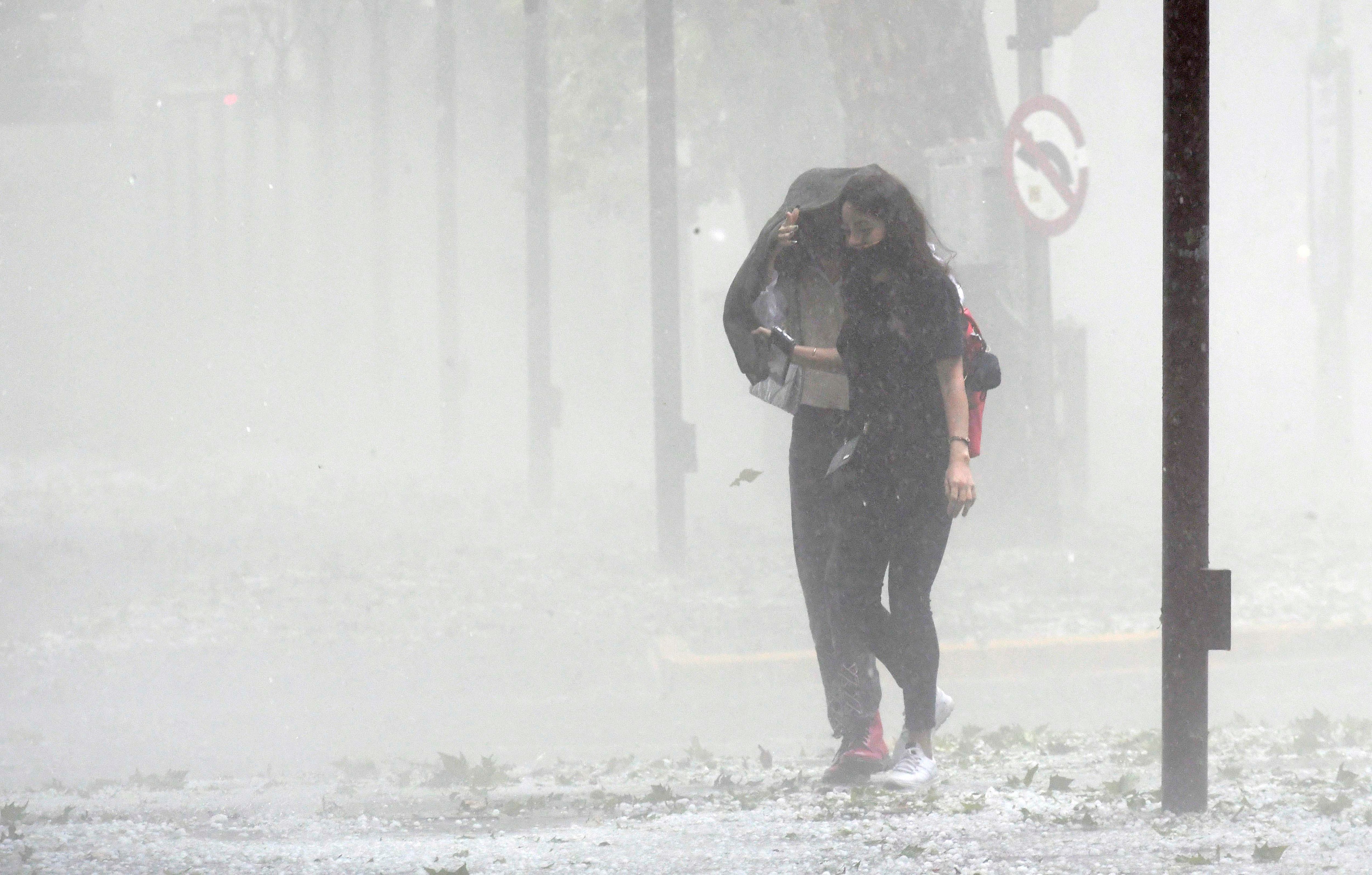 Granizada en Mendoza