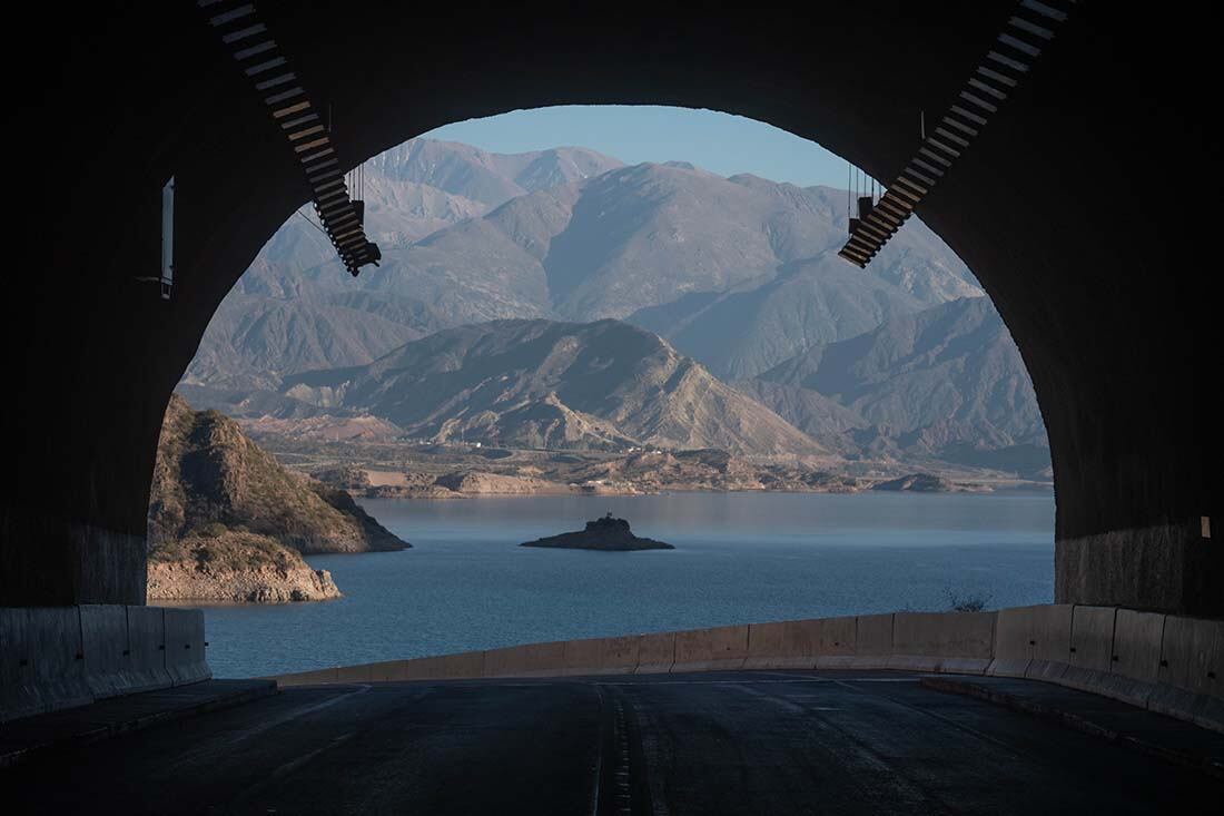 Mendoza 12 Agosto  de 2021 Sociedad
Crisis Hídrica, Dique Potrerillos 
Mendoza atraviesa uno de los inviernos mas secos de los últimos años.
Ignacio Blanco / Los Andes