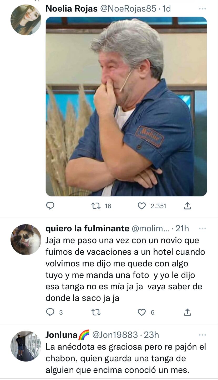 Maxi guardó una tanga que no era de Juliana y estallaron los memes.