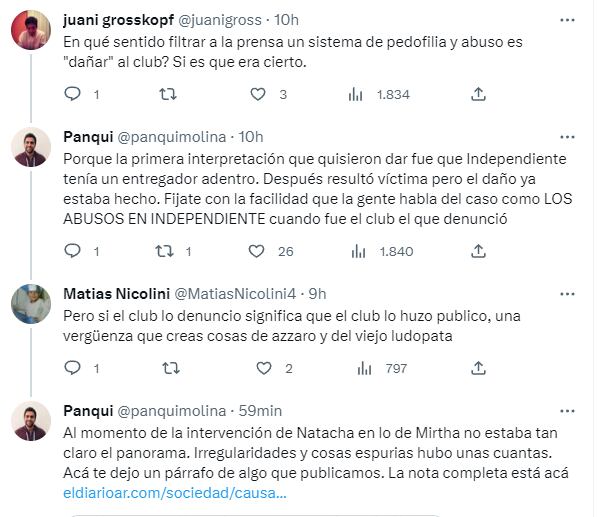 La explicación de Panqui Molina sobre los casos de abuso