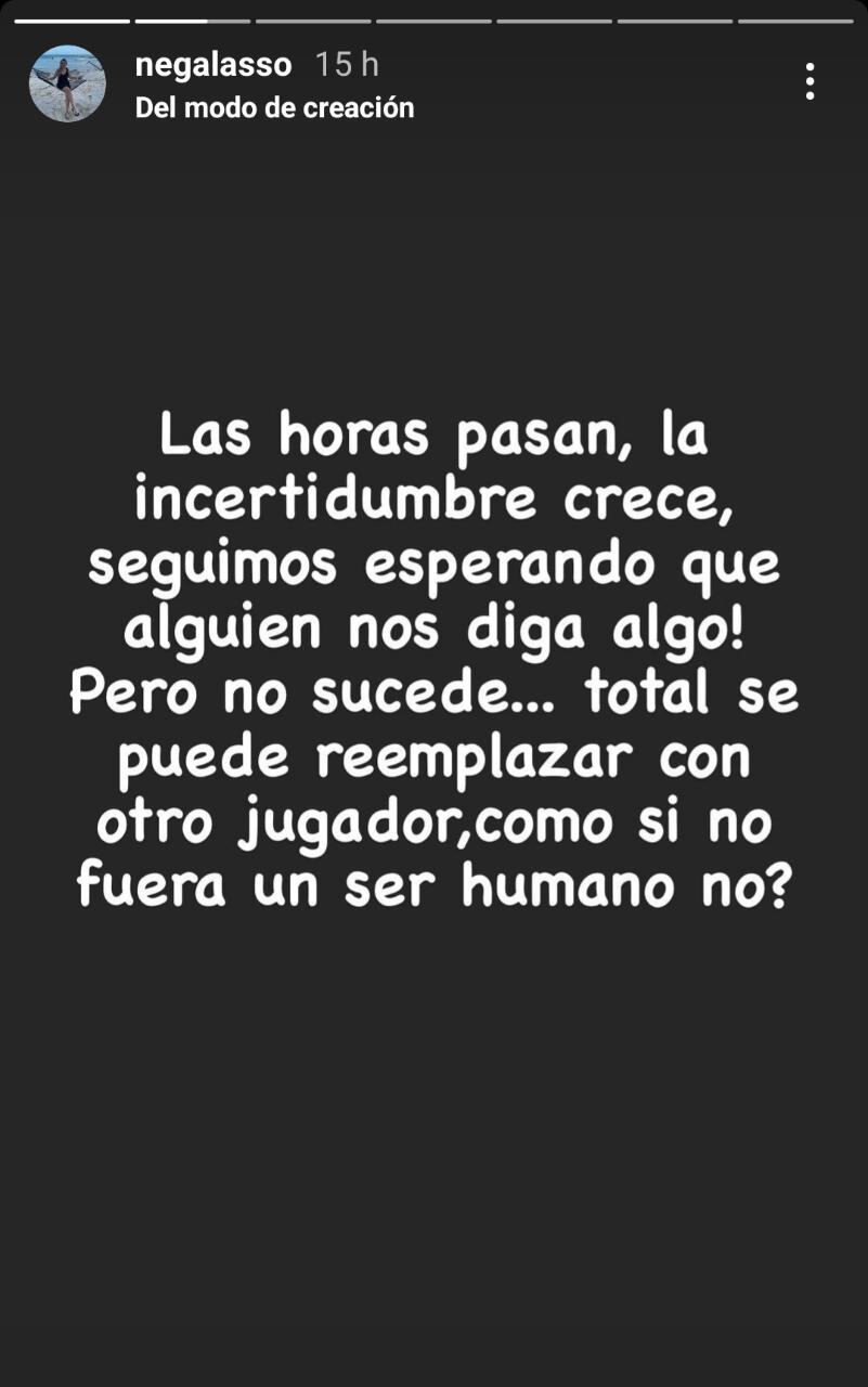 Nerina Galasso criticó a la dirigencia de Boca.