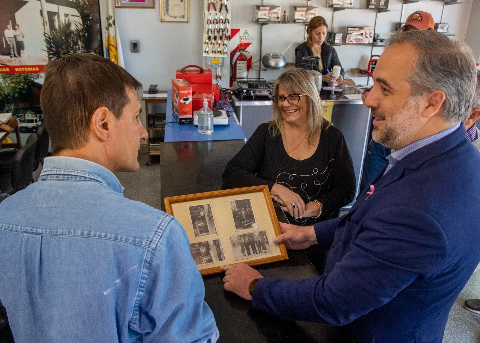 Stevanato reconoció a otra emblemática empresa maipucina