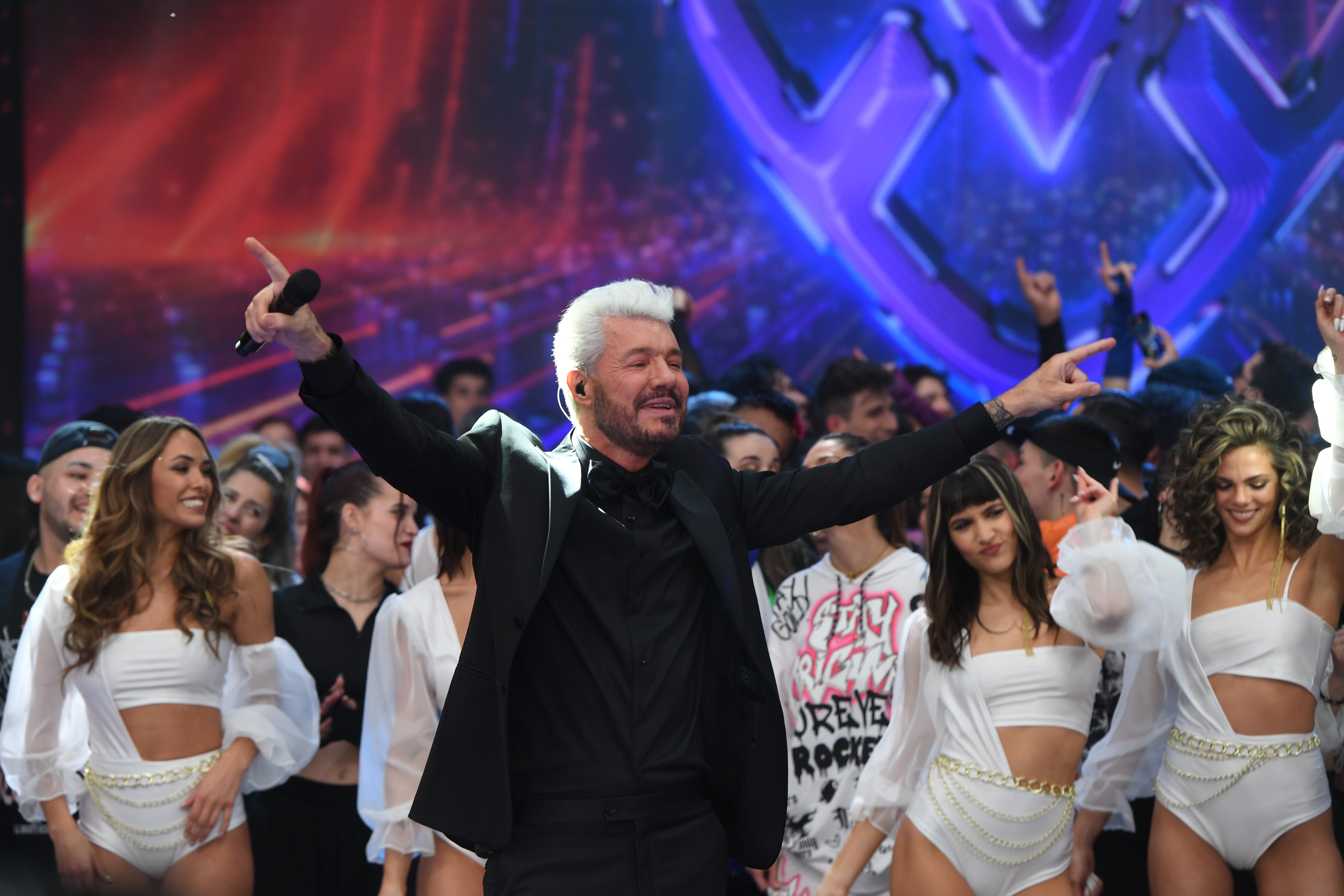 Marcelo Tinelli en la apertura del Bailando 2023 (Foto: Prensa)