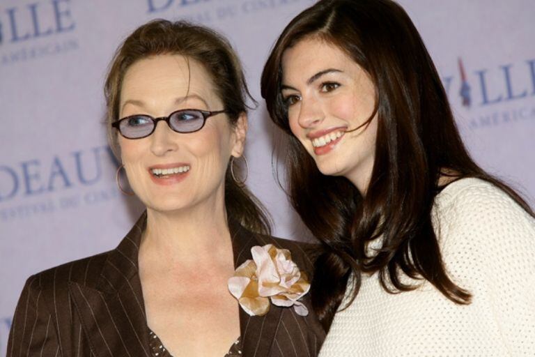 Anne Hathaway y Meryl Streep