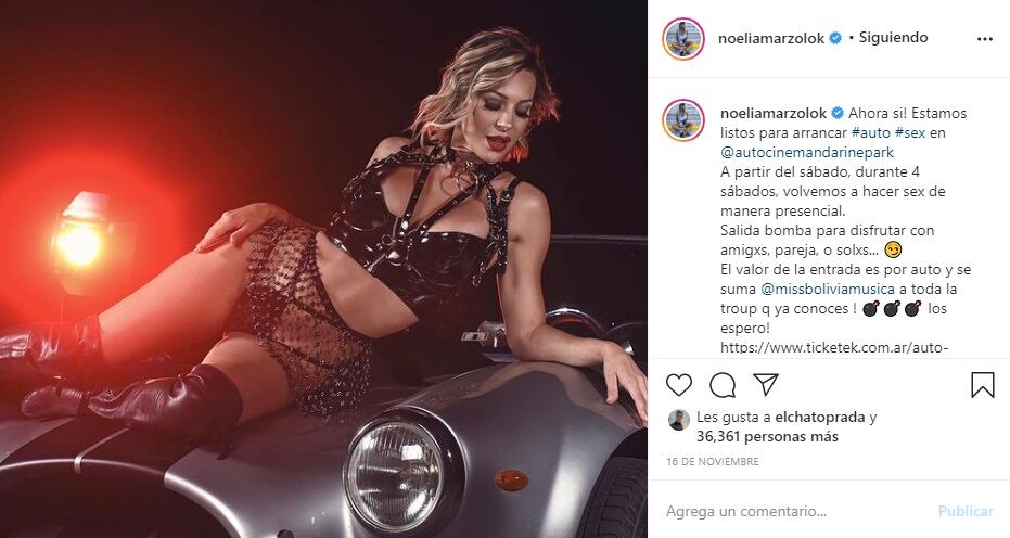 Noelia Marzol  en redes