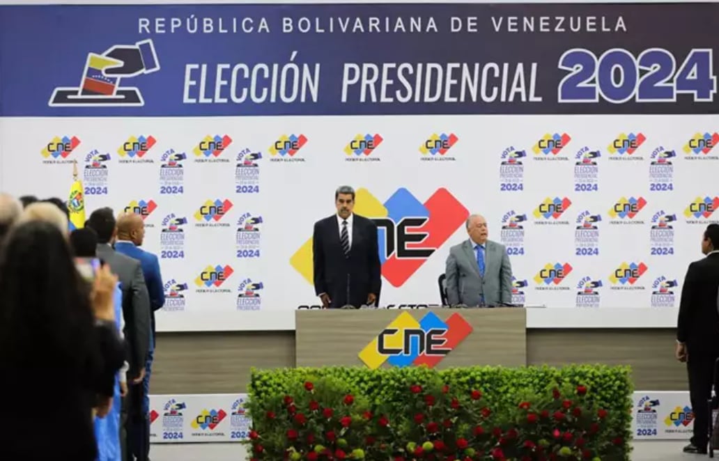 El panel de expertos de la ONU entrega al CNE su informe preliminar de las elecciones en Venezuela. Foto: EuropaPress