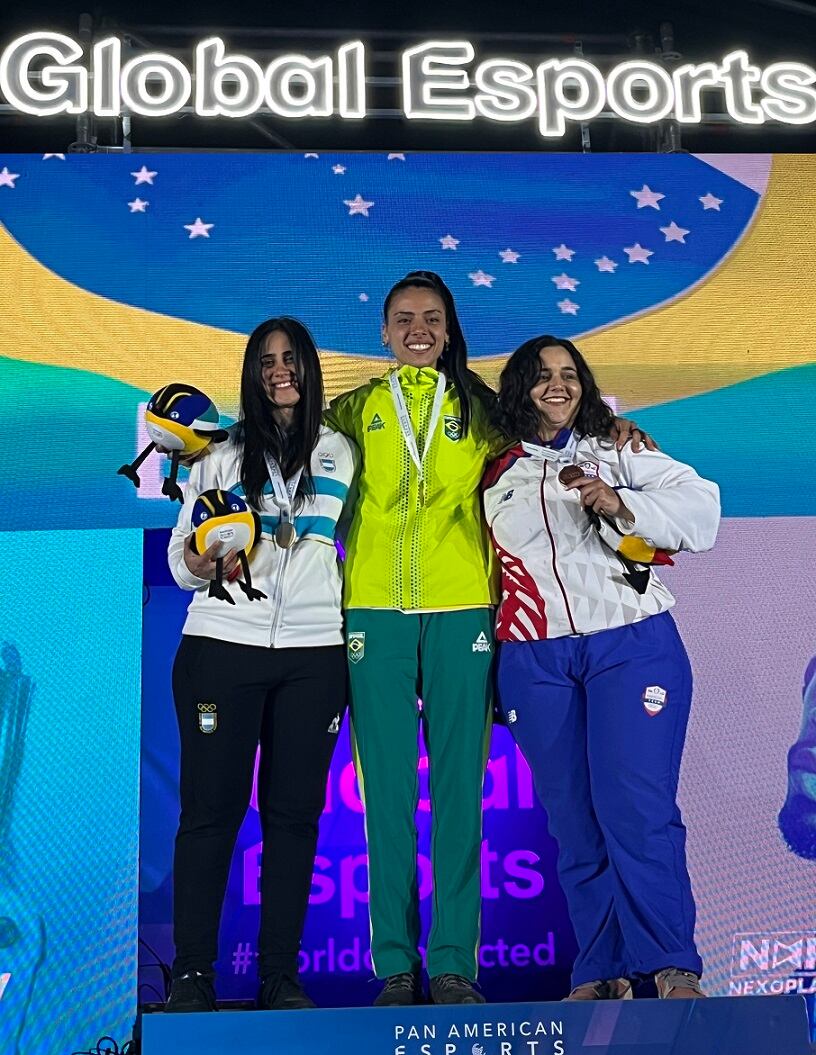 La mendocina que ganó medalla de plata en los Panamericanos de Chile