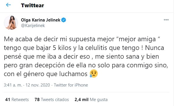 Karina jelinek en redes