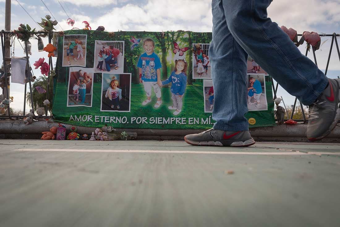 Fotos de los hermanitos Abril y Agutin Kruk que murieron atropellados en la costanera el 14 de diciembre de 2018.