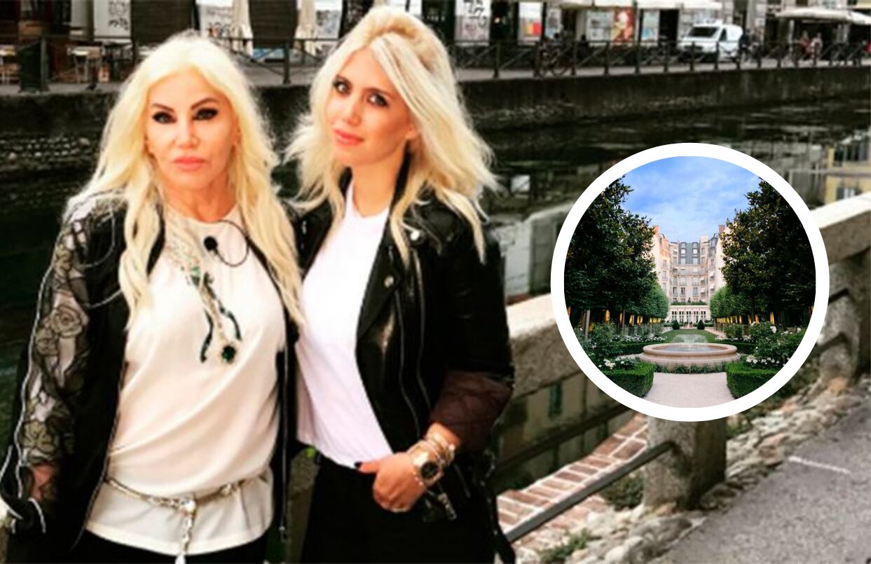 Wanda Nara y Susana Giménez