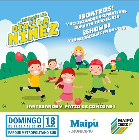 En Maipú habrá actividades durante una semana para festejar la niñ