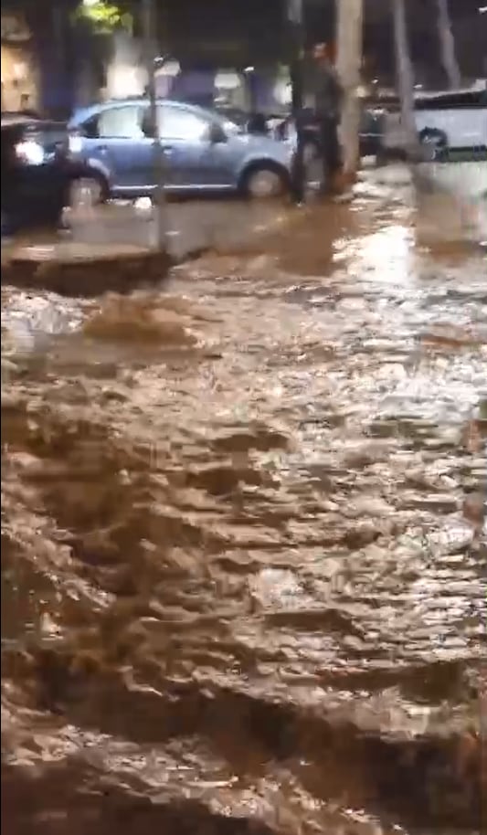 Un mendocino en la catastrófica DANA de Valencia: “Cuando llegó la alerta, ya teníamos el agua en la cintura”. Foto: Captura video