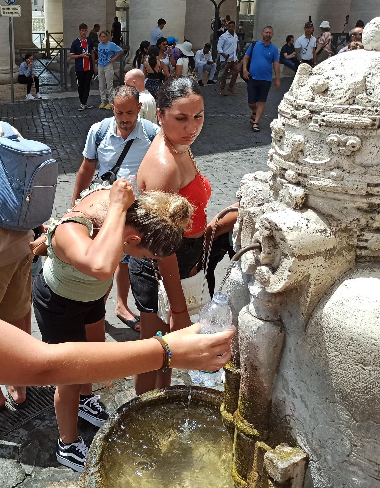 Calor extremo en Europa. Roma - Foto EFE