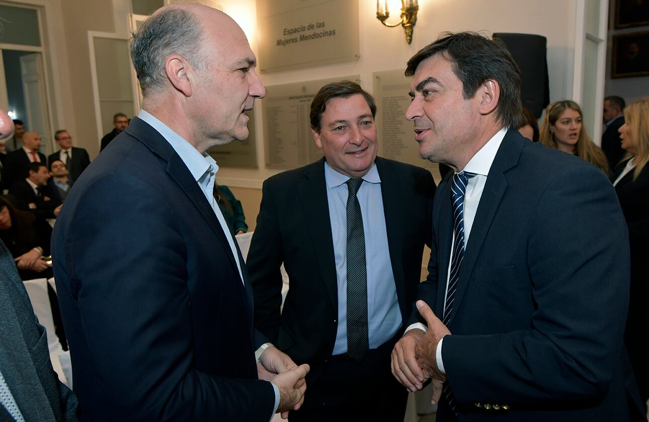 Guilermo Carmona, Omar Parisi y Omar de Marchi. Foto: Orlando Pelichotti
